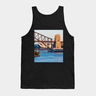 Great view of Sydney Opera House & Harbour Bridge from Balls Head Reserve, NSW, Australia Tank Top